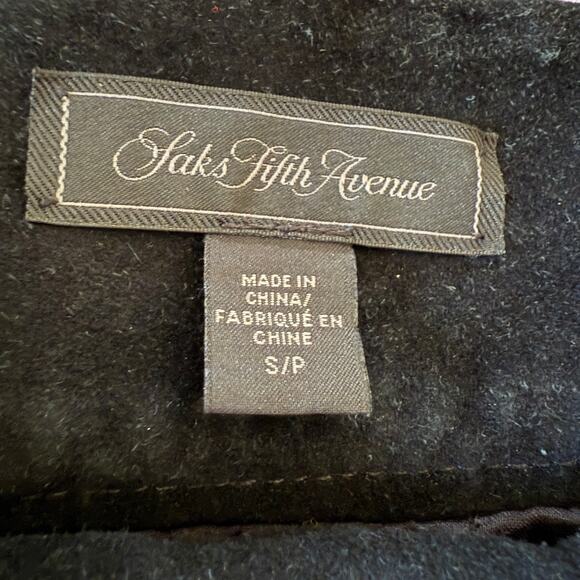 Y2K Vintage SAKS FIFTH AVENUE | Black Soft Suede Skater Skirt | Size Small - Picture 5 of 6